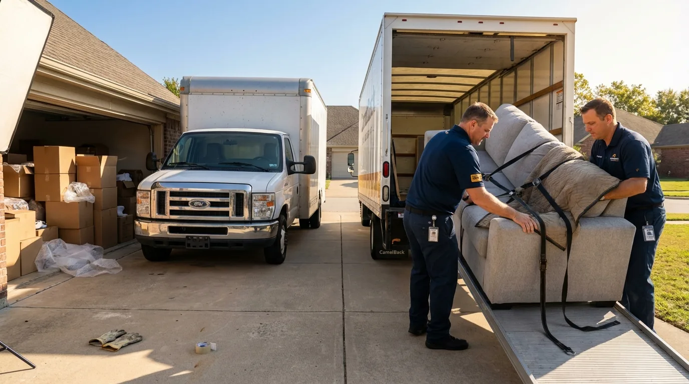 DIY truck vs professional crew comparison in Little Elm