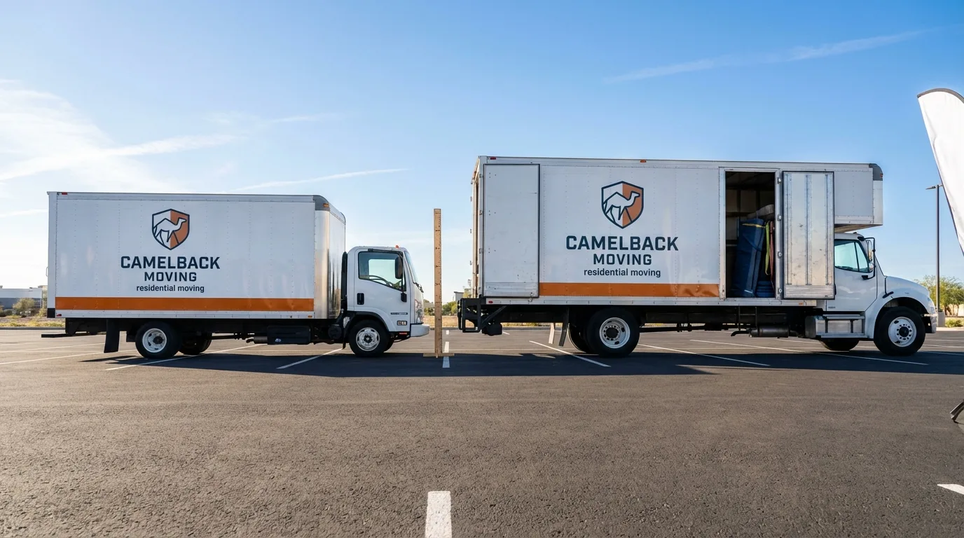 Moving truck size capacity guide in Little Elm